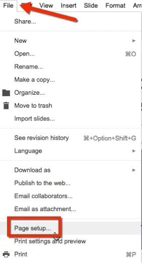 change orientation of one page in google docs