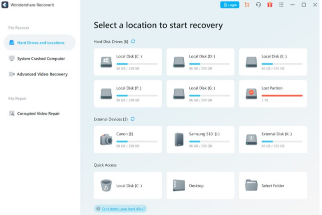 Download and Install Wondershare Recoverit