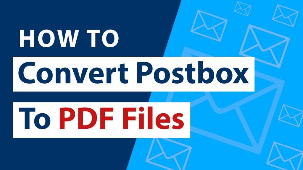 Convert mailbox to pdf