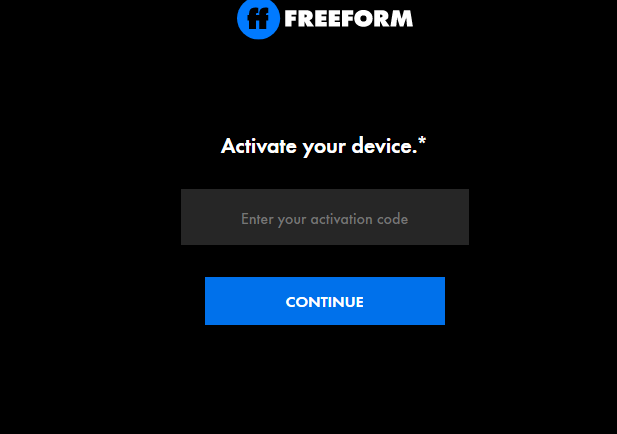 Freeform com activate