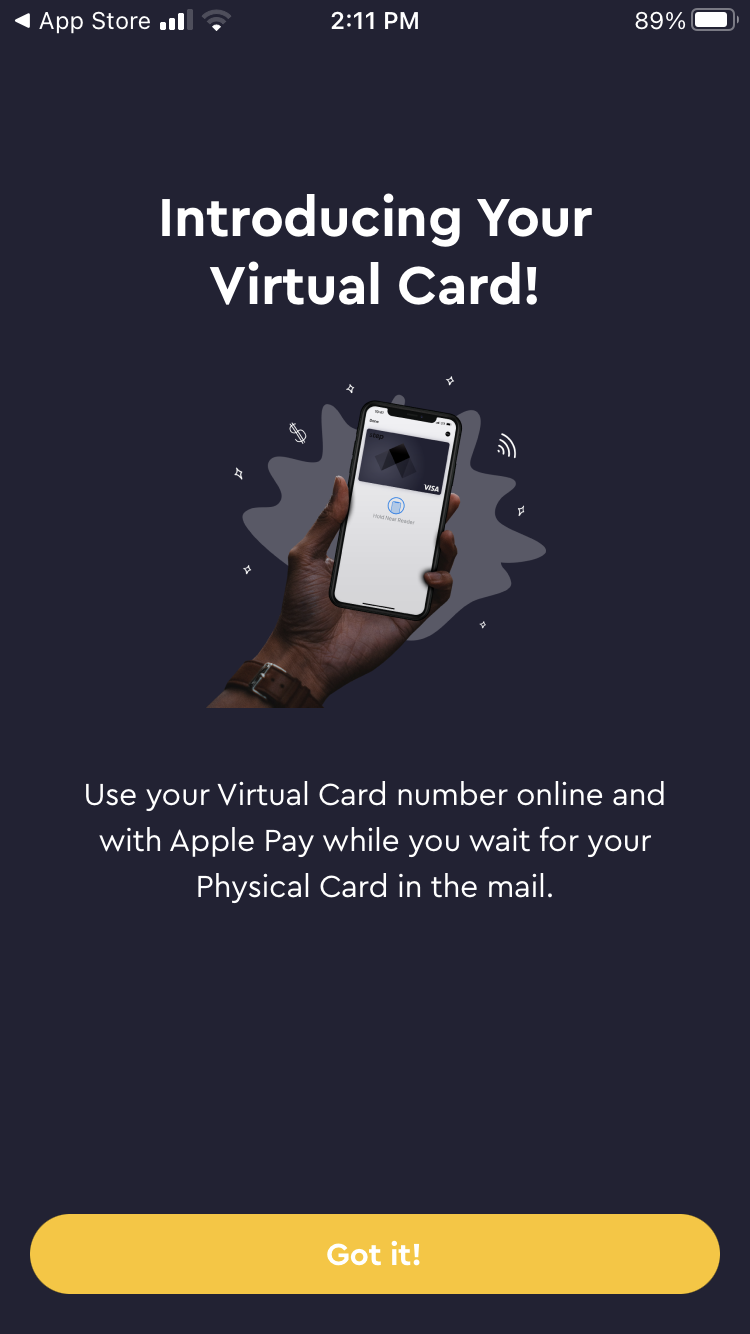 Step card review