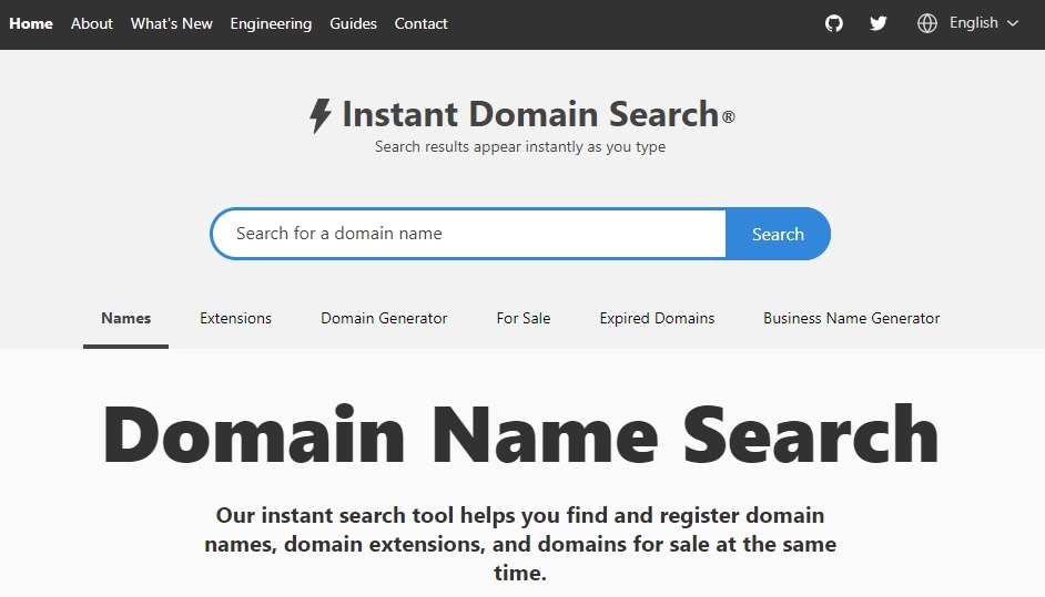 Immediate Domain Browse